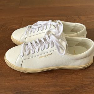 Saint Laurent Andy Low Top Sneaker Size 39